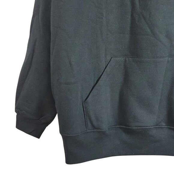 The Animal Rescue Site Pullover Sweatshirt Black 3X Hoodie Long Sleeve Paw Print - Picture 4 of 7